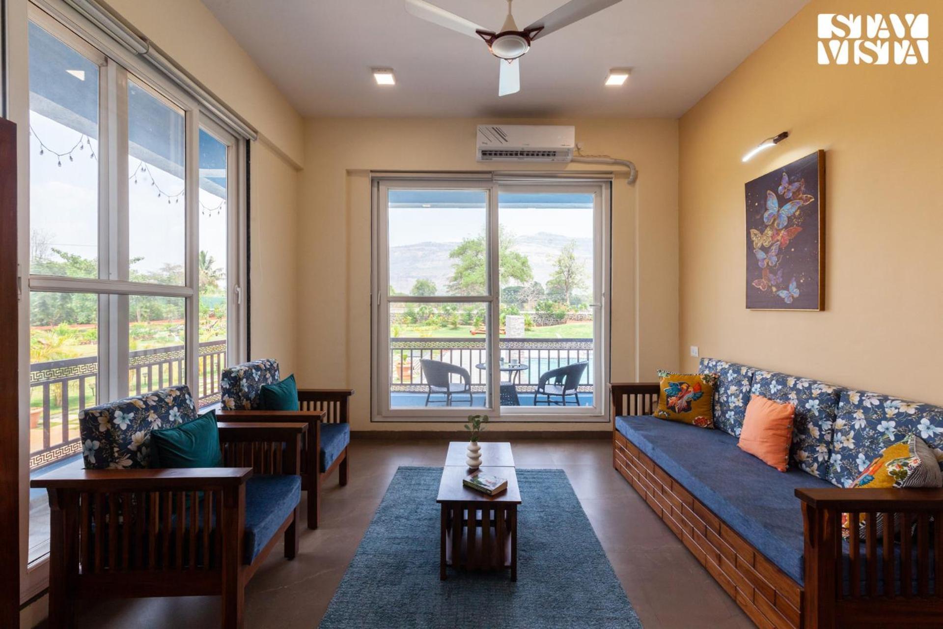 Chinchavli Stayvista'S Hillside Meadows - Mountainside Retreat With Farm View, Pool & Deck, Lawn & Gazebo מראה חיצוני תמונה