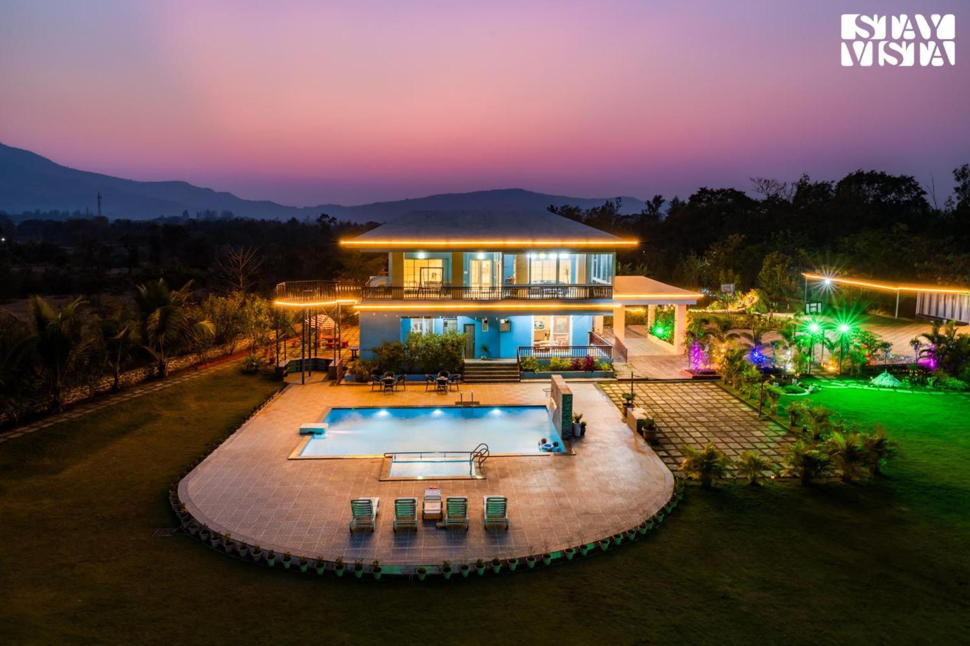 Chinchavli Stayvista'S Hillside Meadows - Mountainside Retreat With Farm View, Pool & Deck, Lawn & Gazebo מראה חיצוני תמונה