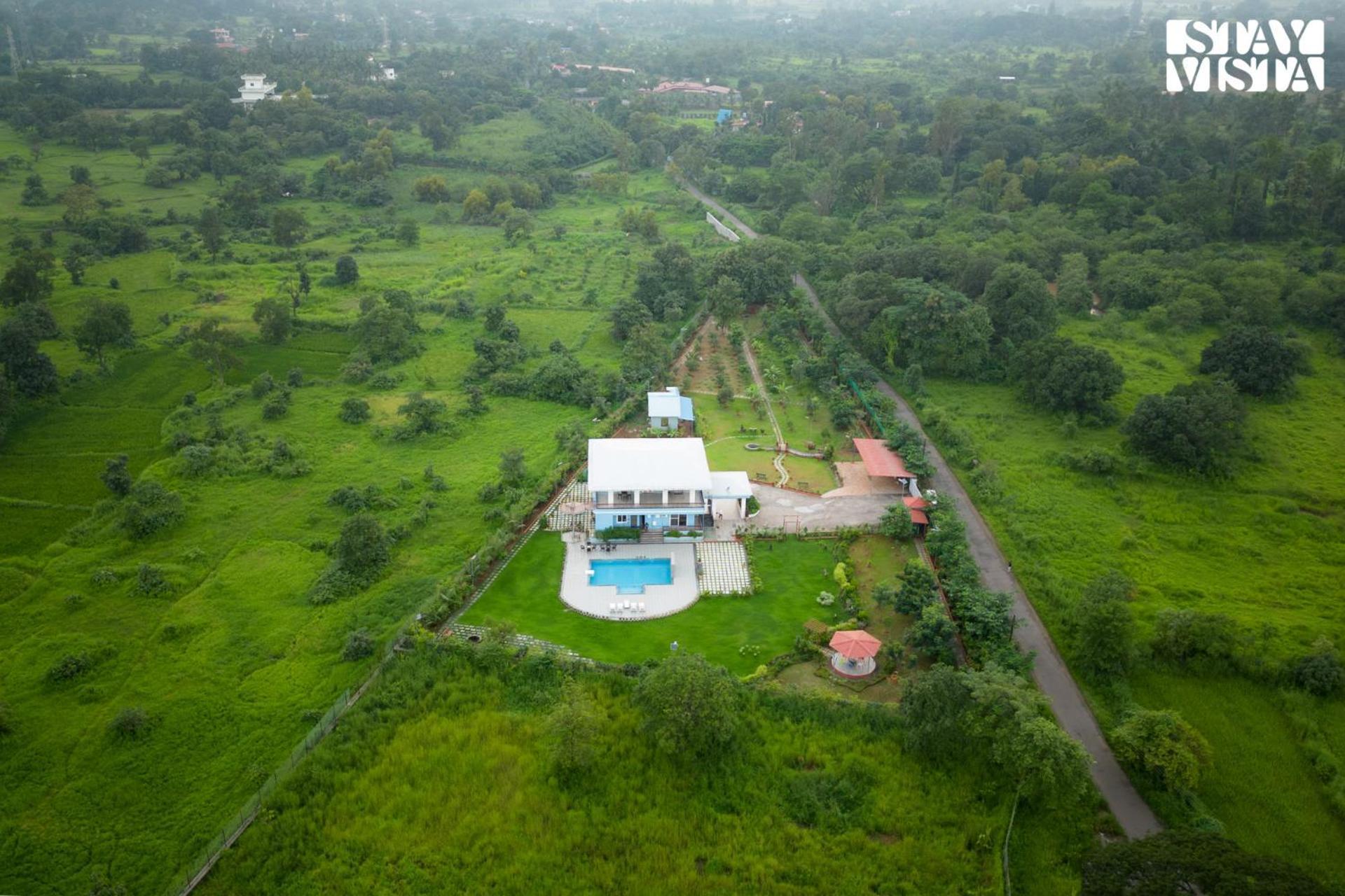 Chinchavli Stayvista'S Hillside Meadows - Mountainside Retreat With Farm View, Pool & Deck, Lawn & Gazebo מראה חיצוני תמונה